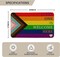 Every One is Welcome Here Colored Flag LGBT Decorative Doormat (17 x 29 Inch)
